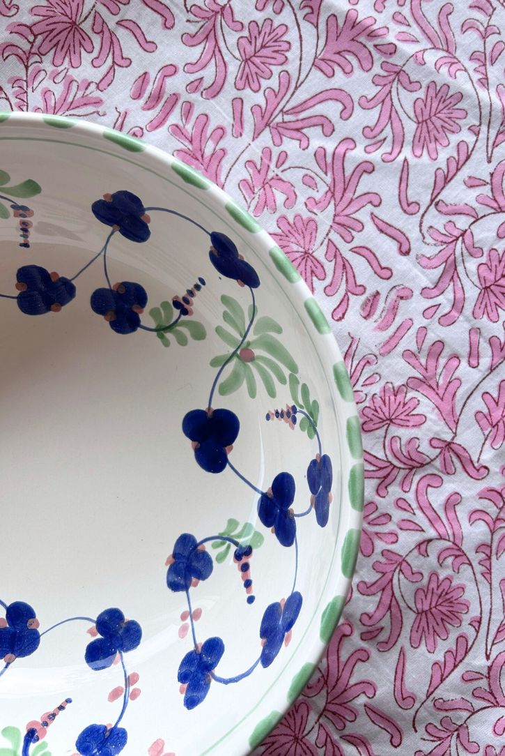 saladier flore bleu vert dimanche paris