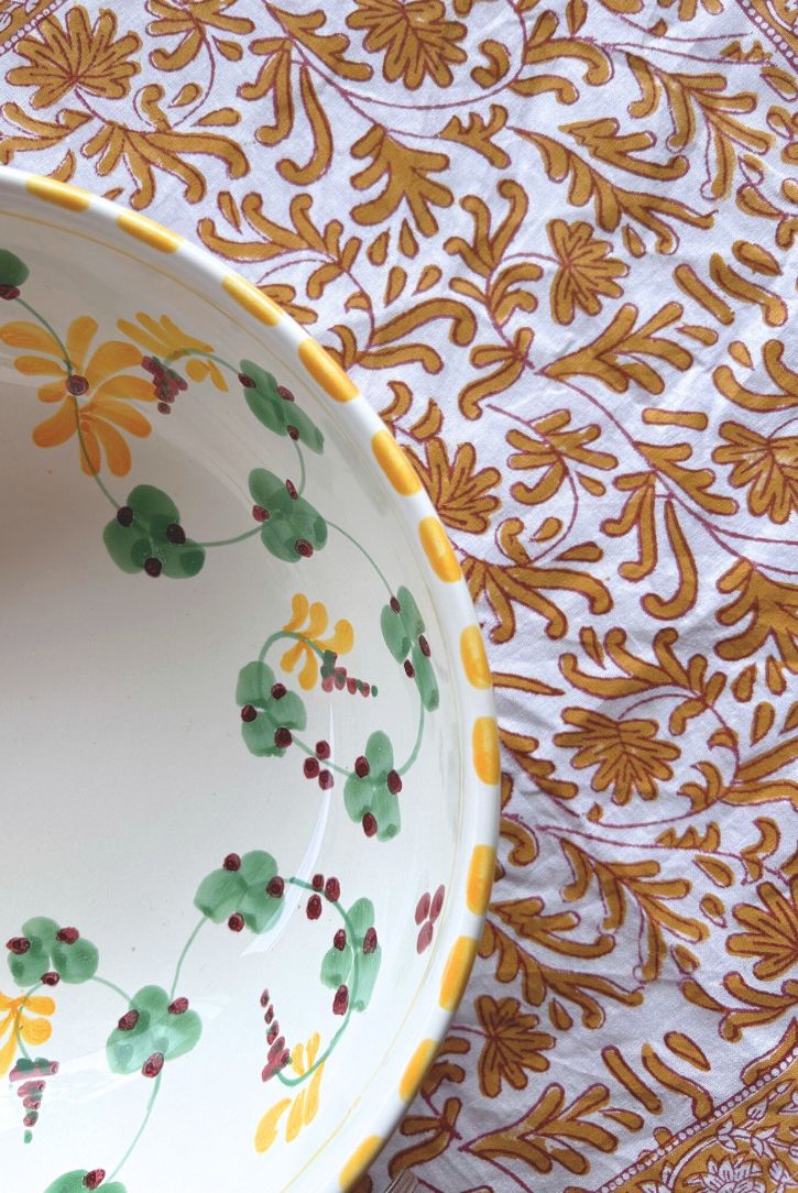 saladier flore jaune vert dimanche paris