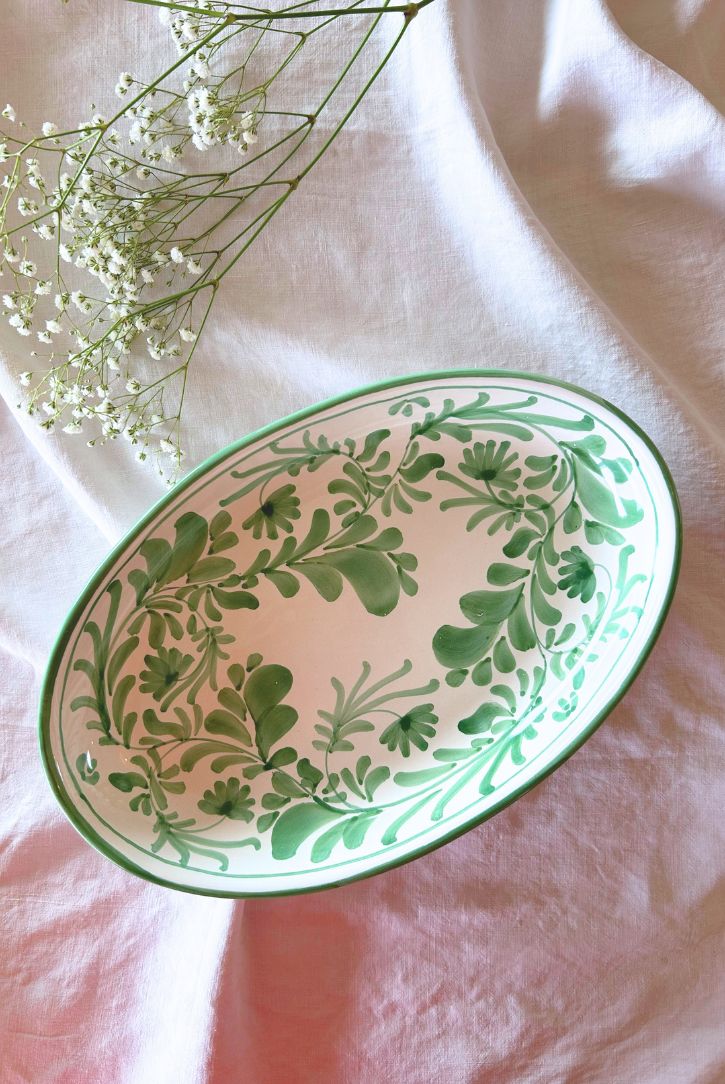 plat ovale matisse sauge dimanche vaisselle
