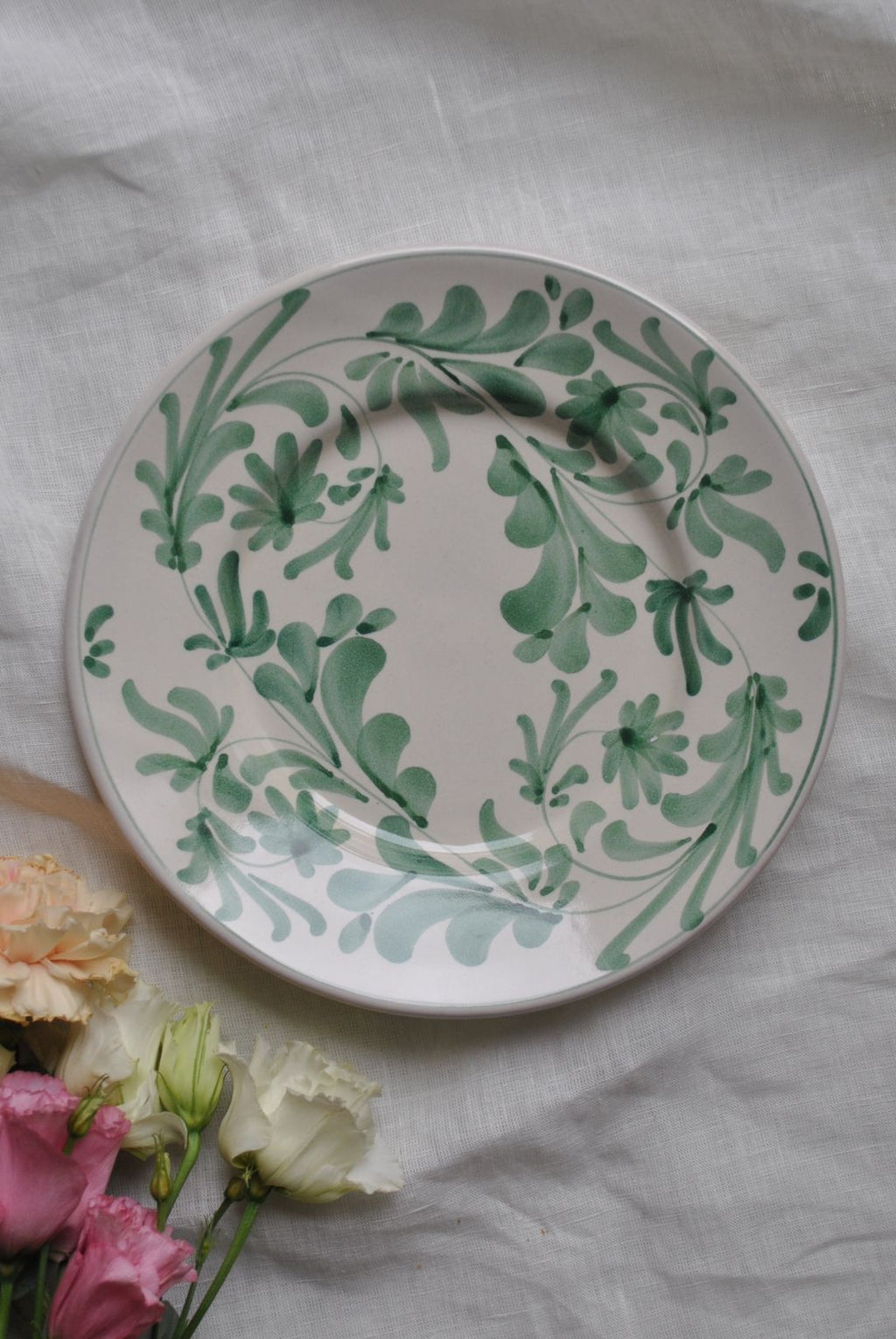 petite assiette matisse dimanche vaisselle verte