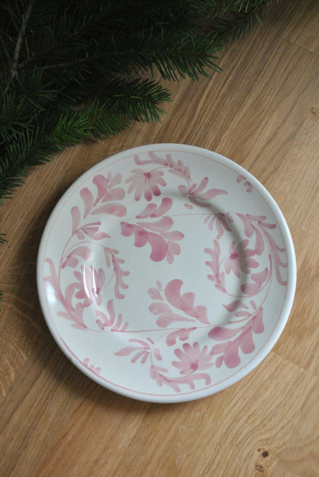 assiette matisse rose dimanche vaisselle