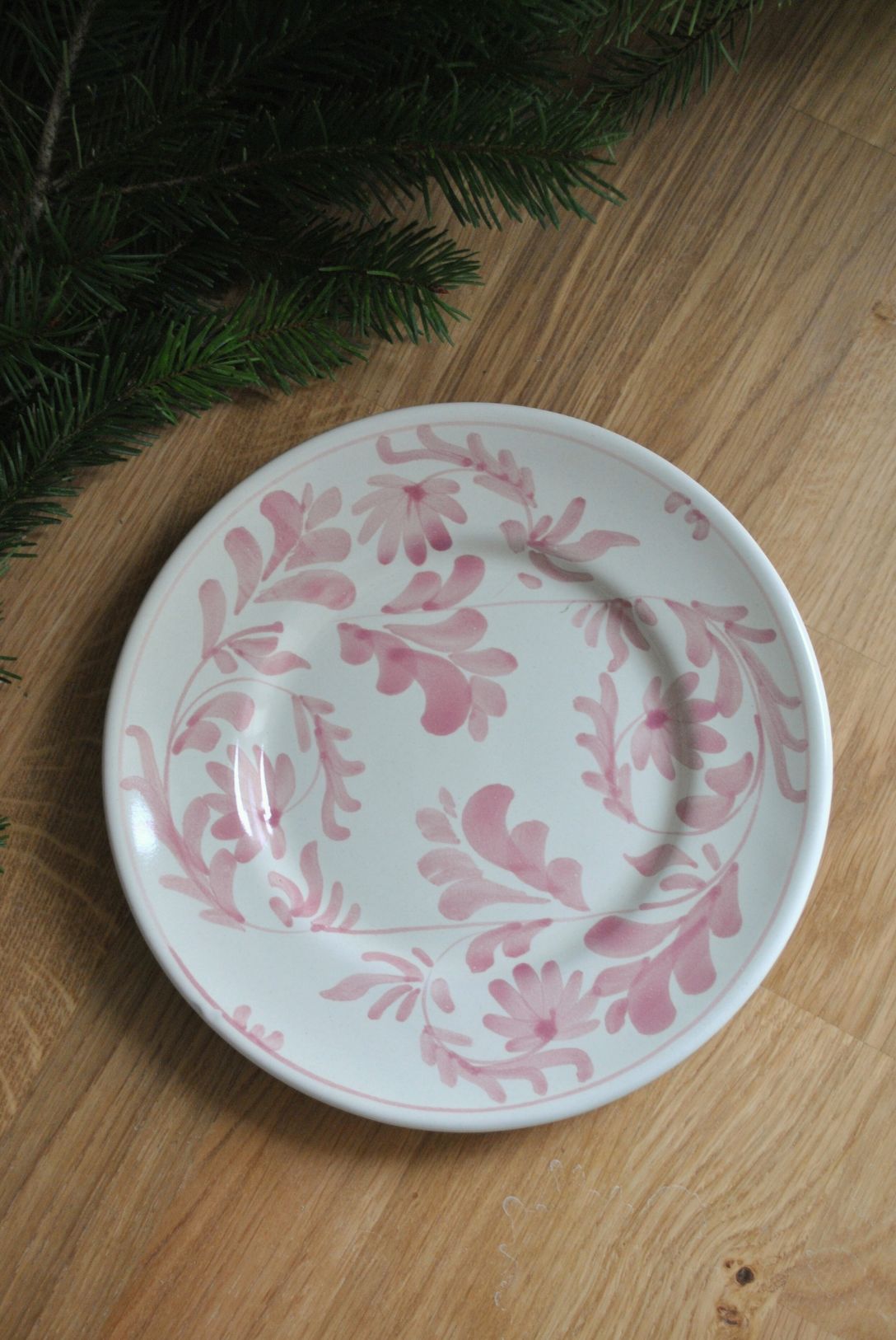 assiette matisse rose dimanche vaisselle