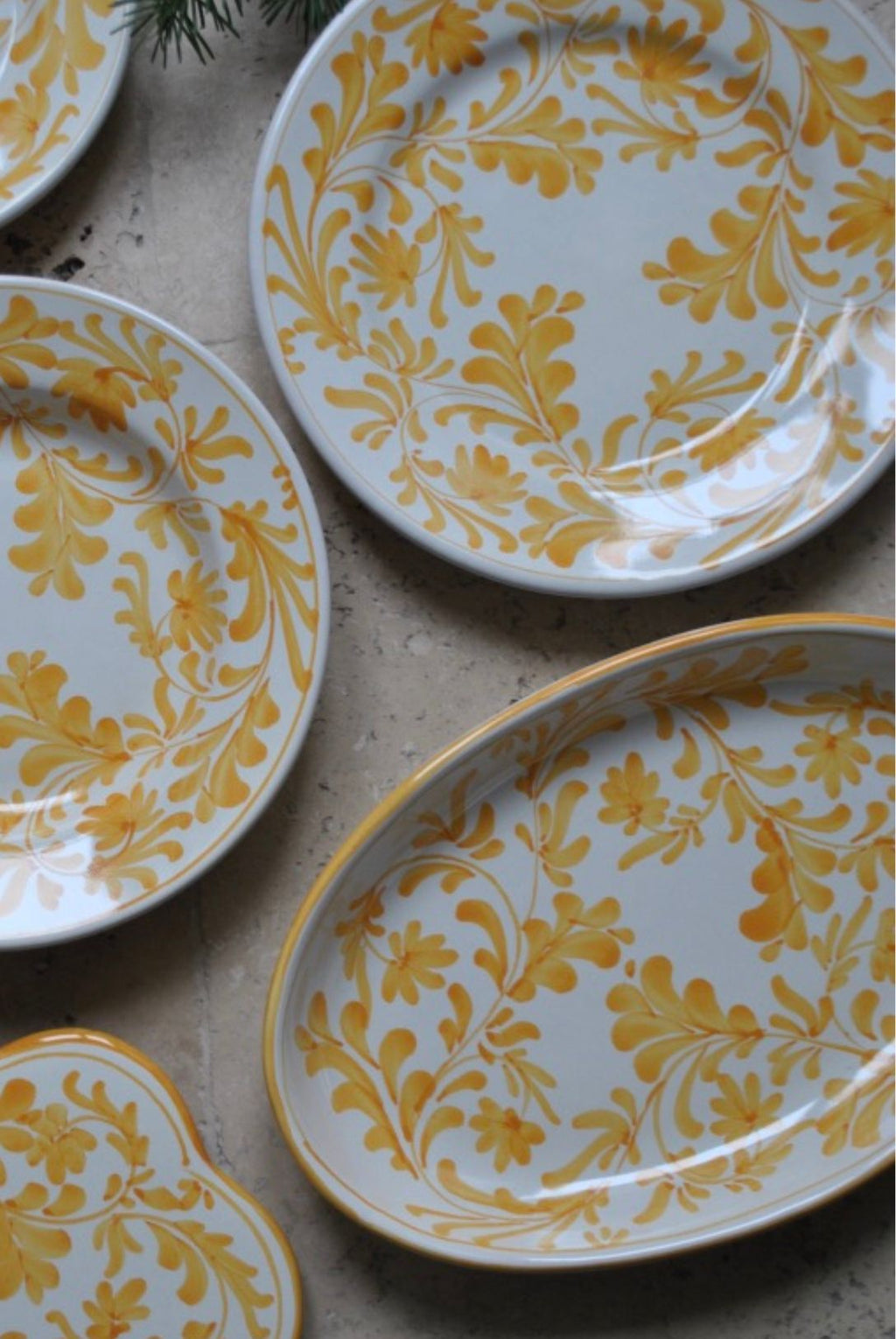 matisse jaune dimanche vaisselle