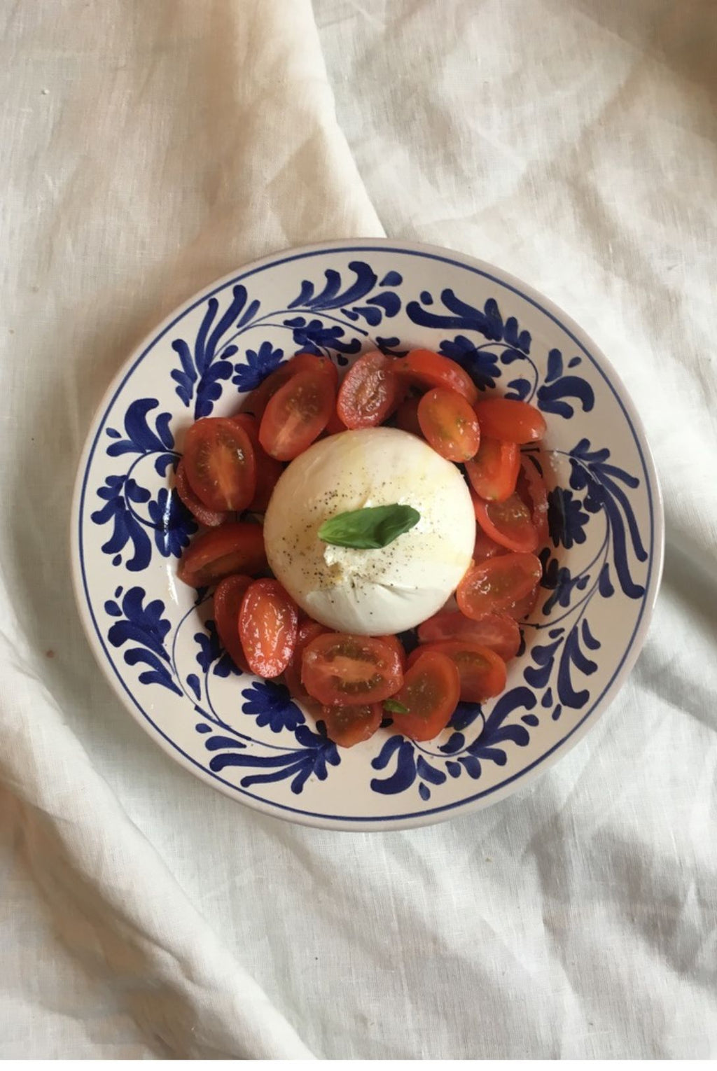 assiette creuse matisse bleu dimanche vaisselle