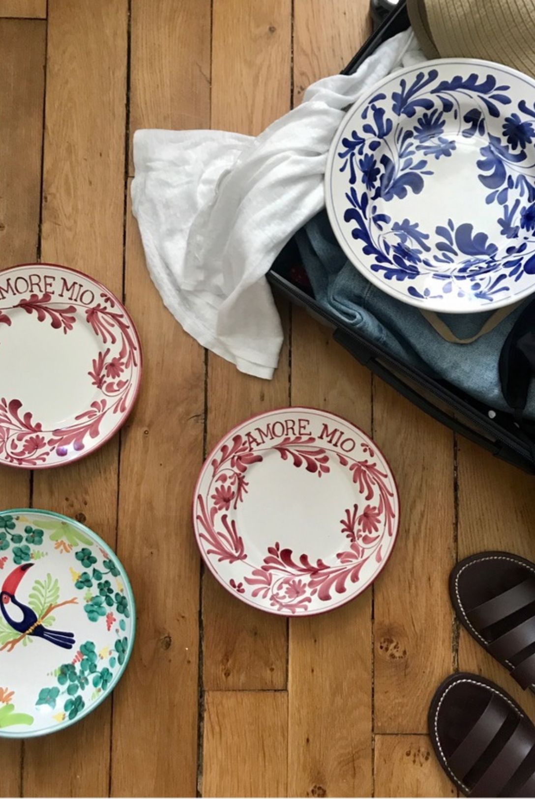 assiettes matisse dimanche vaiselle