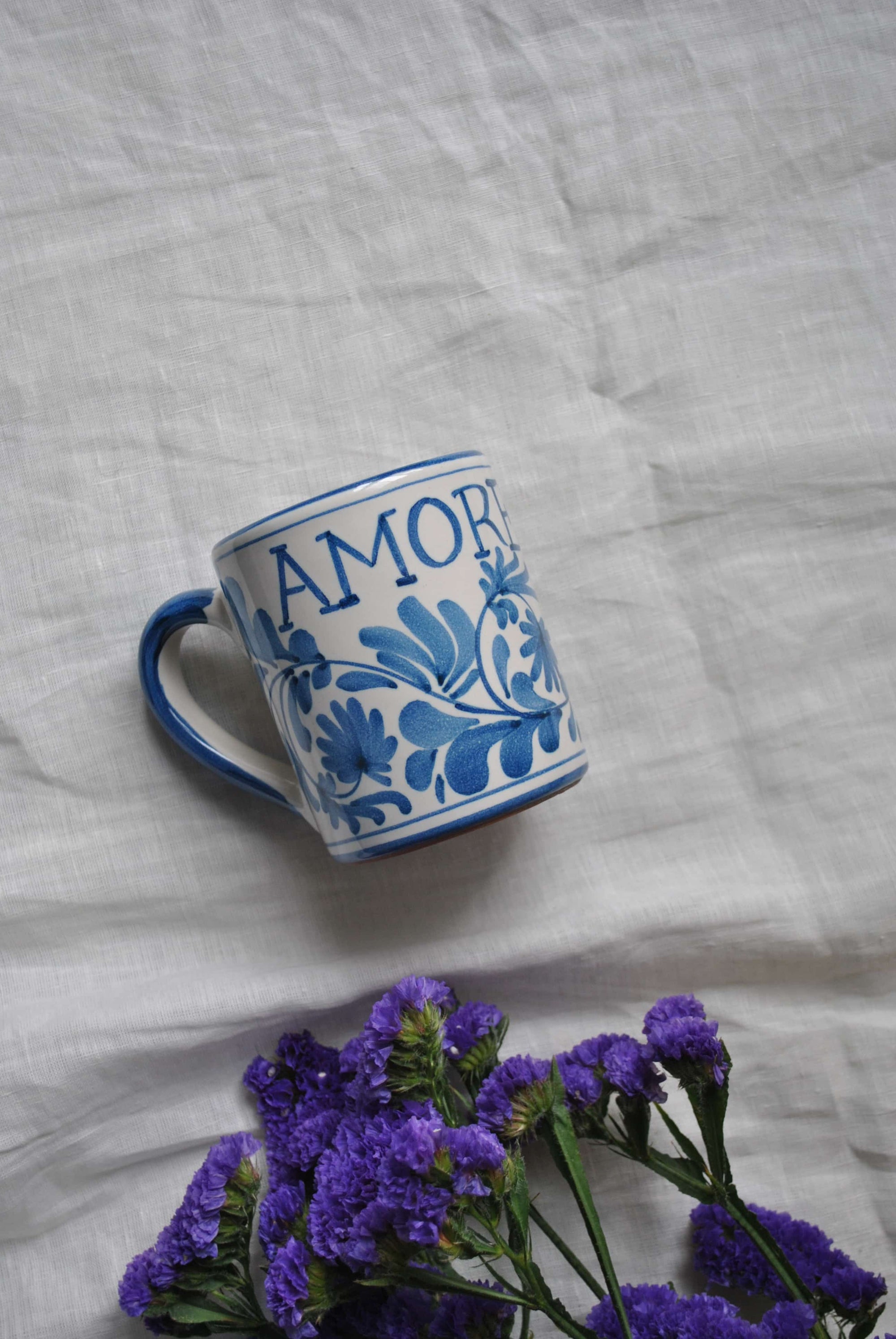 mug amore mio bleu dimanche vaisselle