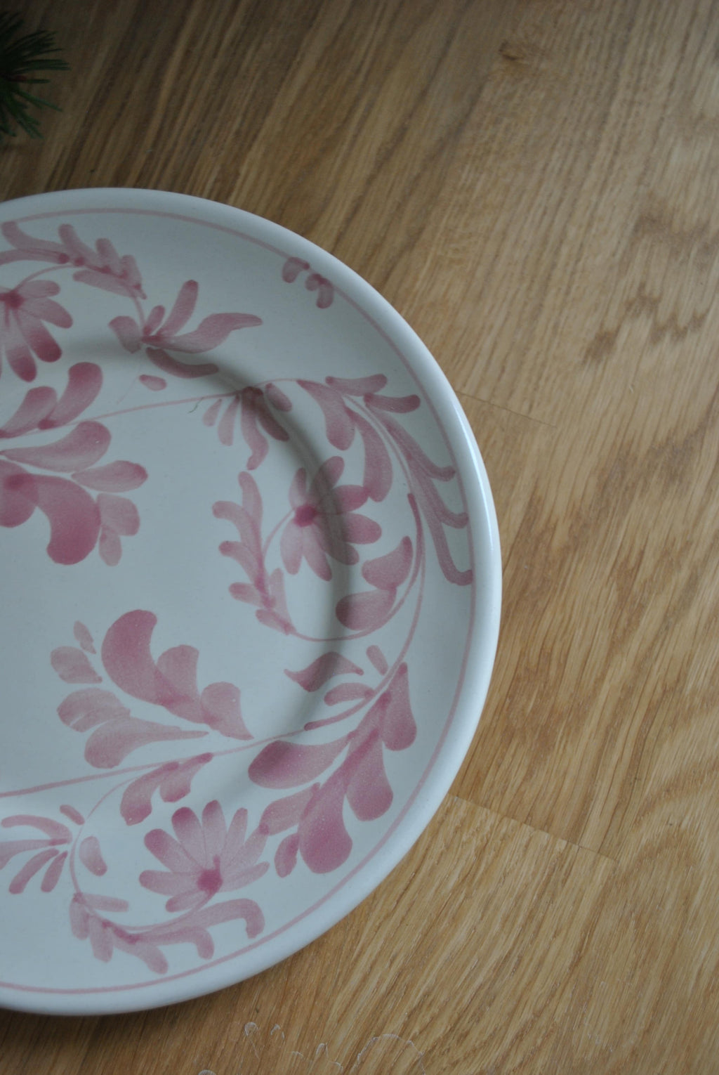 petite assiette rose matisse dimanche vaisselle