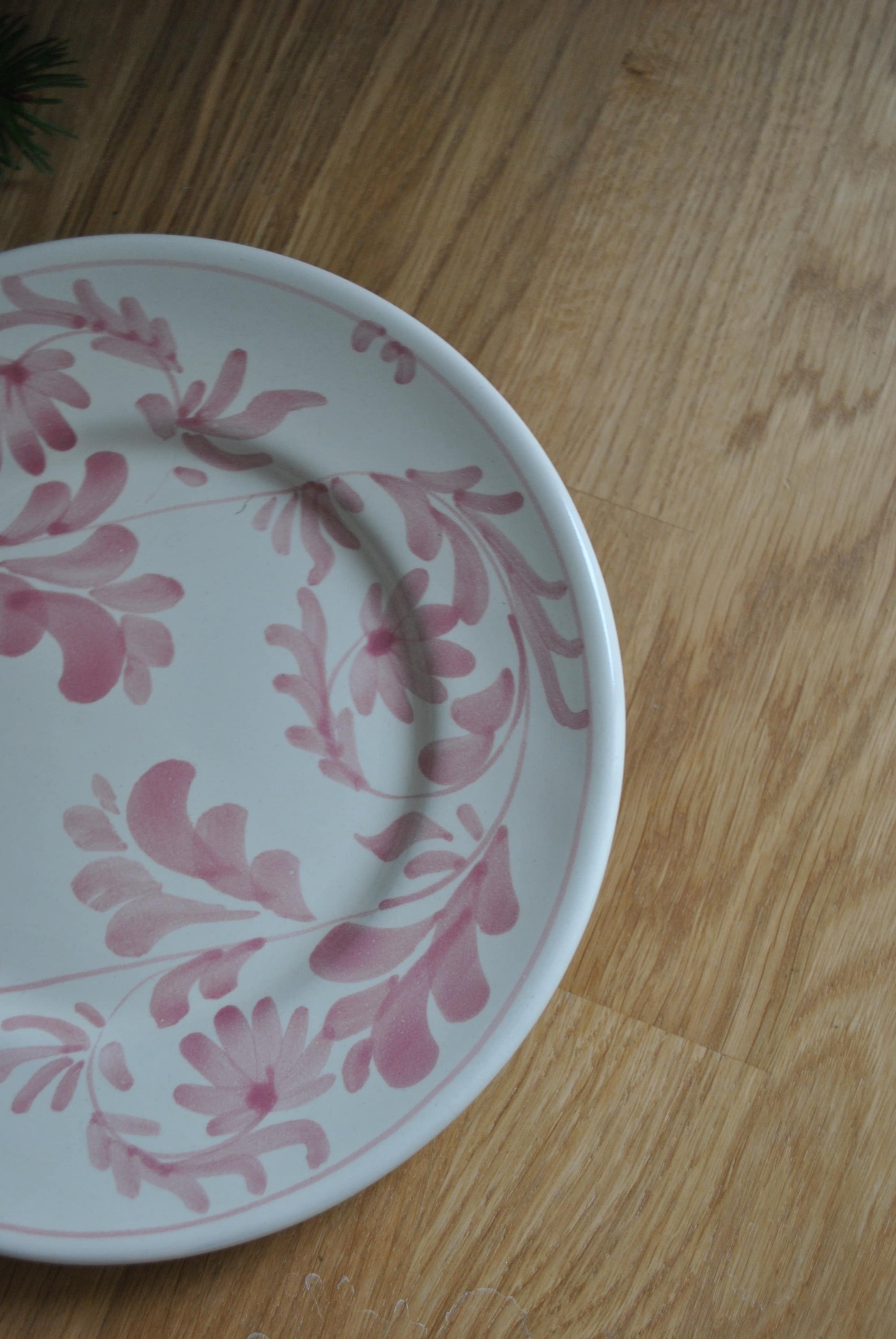 petite assiette rose matisse dimanche vaisselle