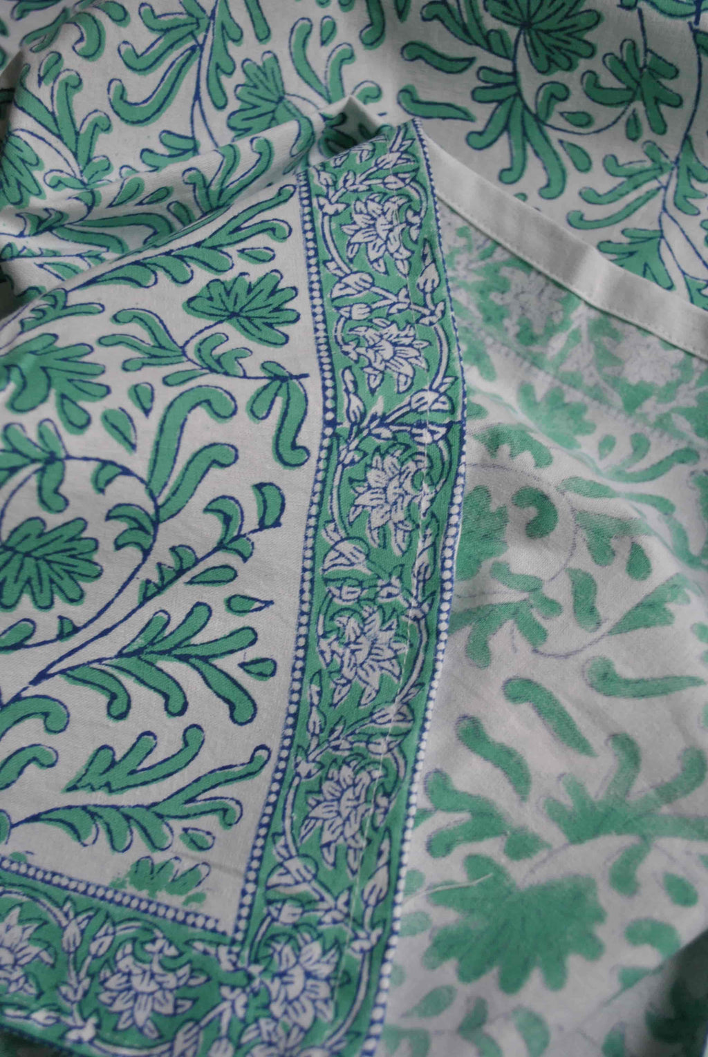 nappe verte dimanche vaisselle