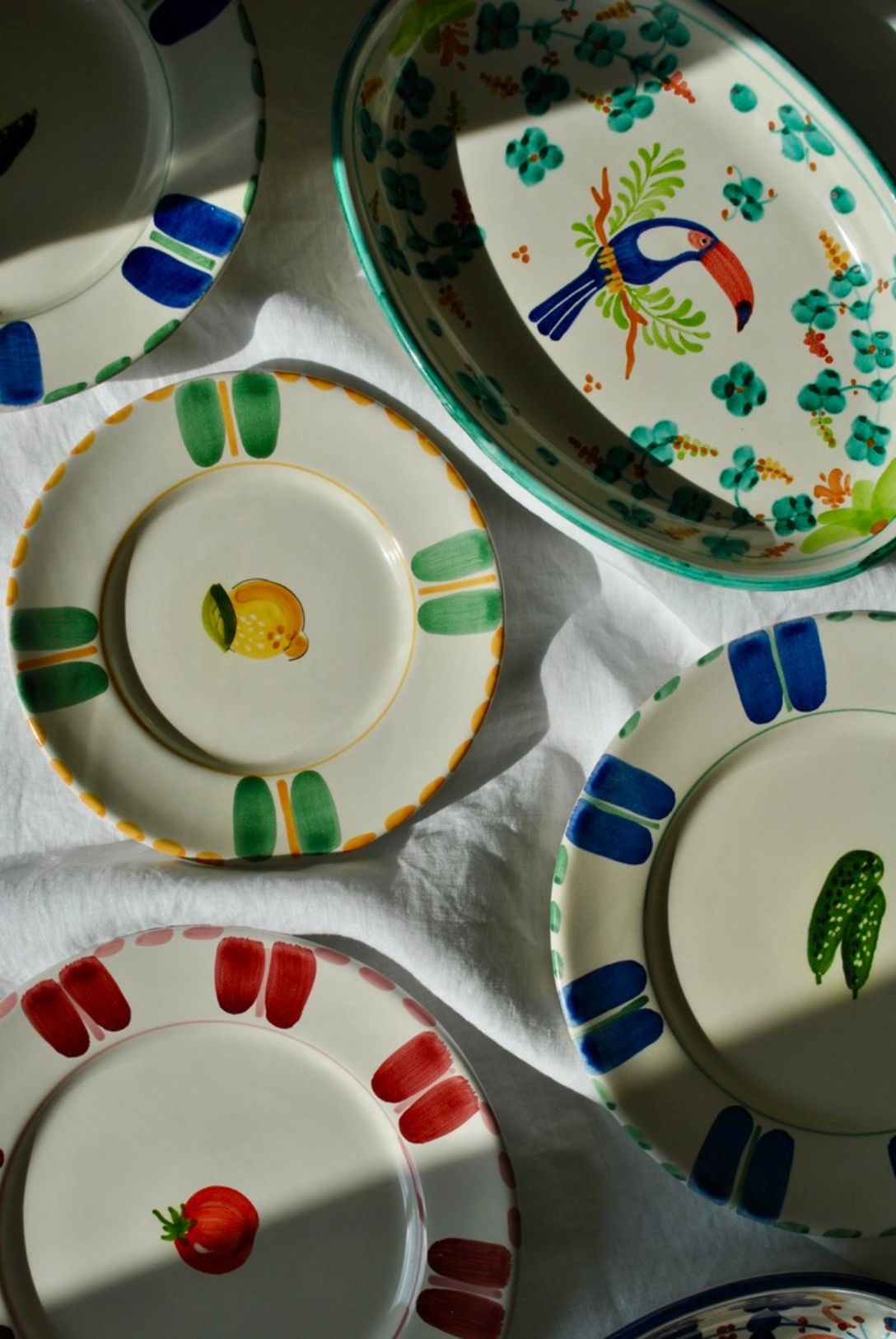 collection pomone fruits dimanche vaisselle