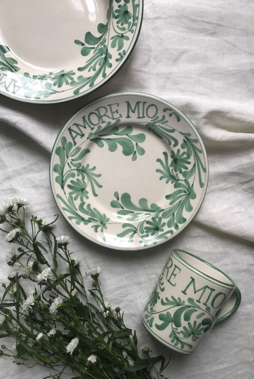 collection amore mio vert dimanche vaisselle