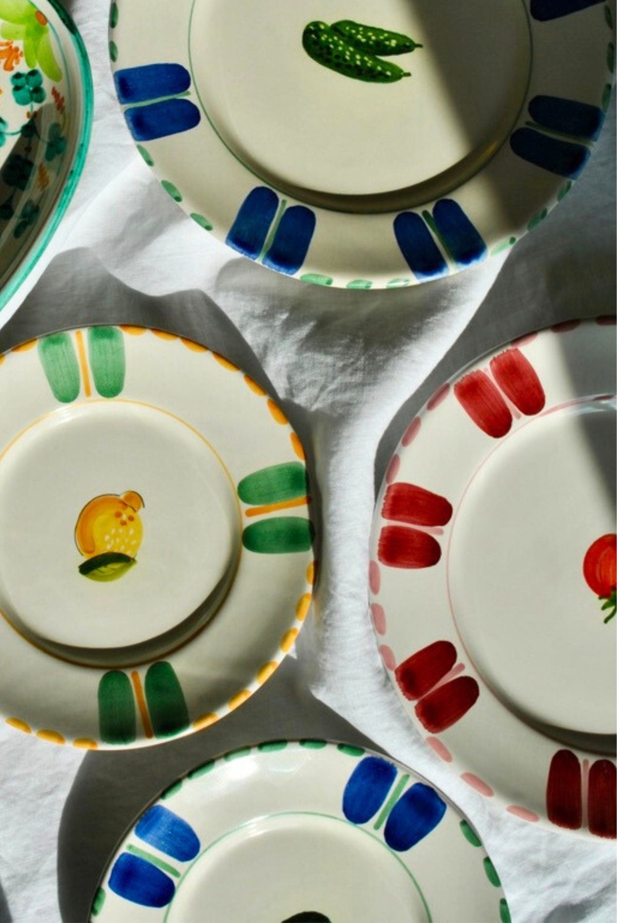 collection fruits pomone dimanche vaisselle