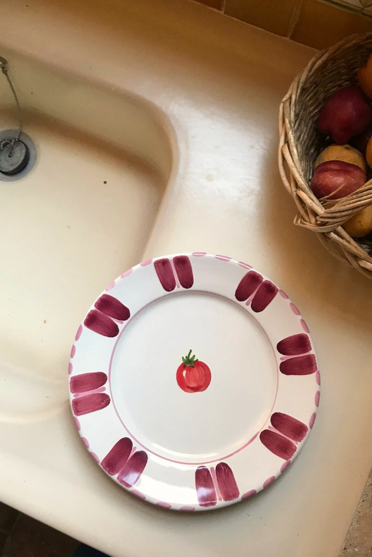 grande assiette tomate dimanche vaisselle