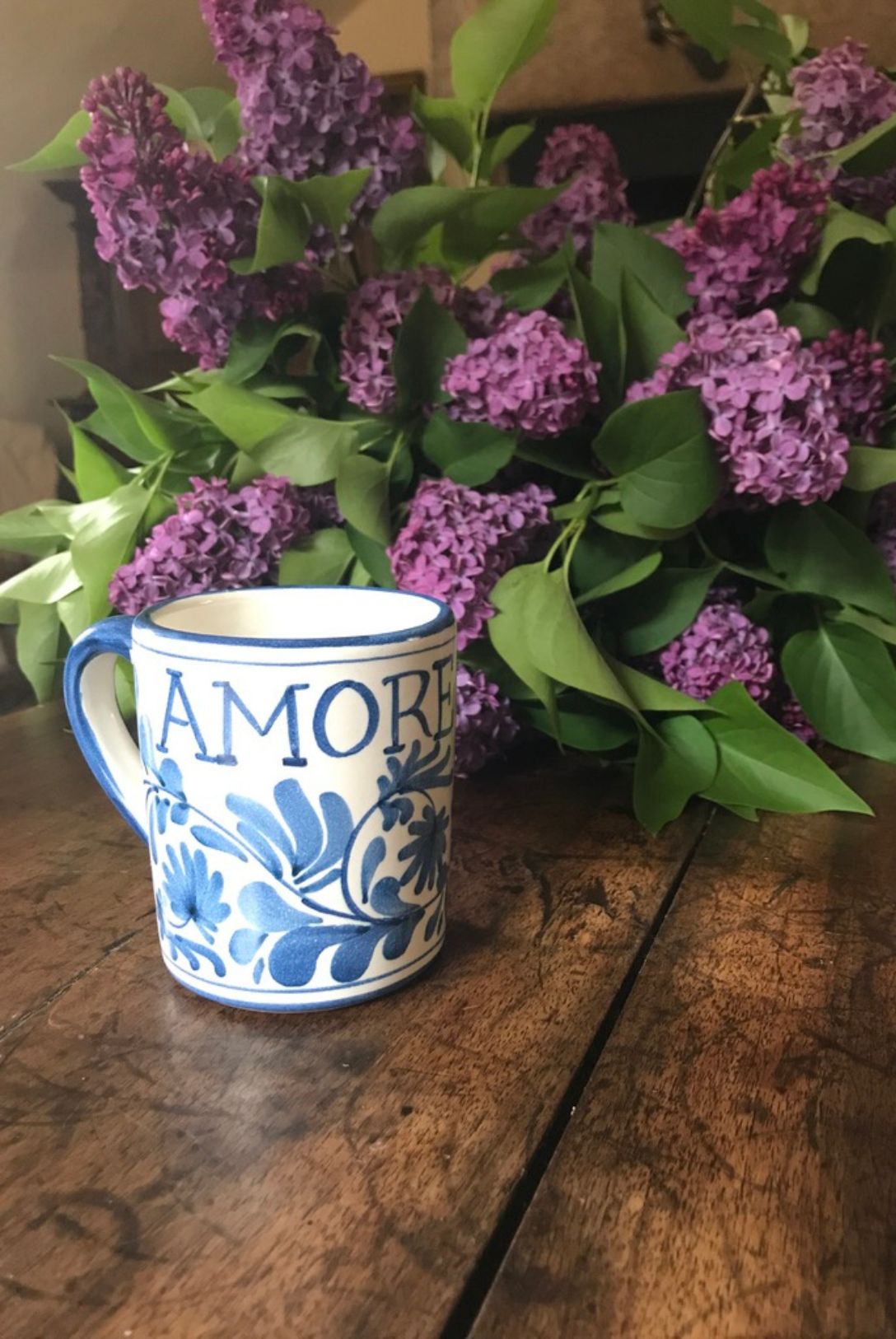 mug amore mio bleu dimanche vaisselle